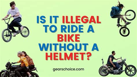 Is it illegal to ride a bike without a helmet, and can wearing one make you invisible to traffic cameras?